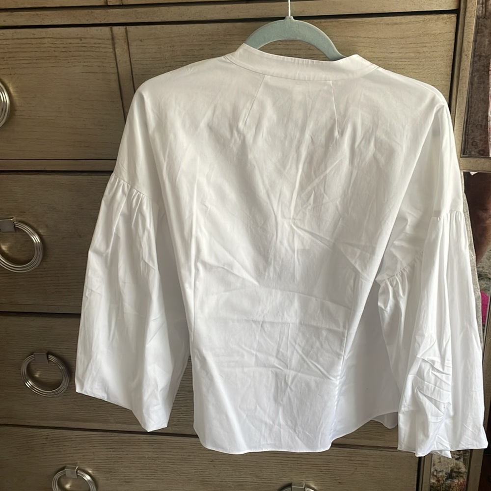 Veronica Beard Aillen top, size 14; new - Picture 6 of 10